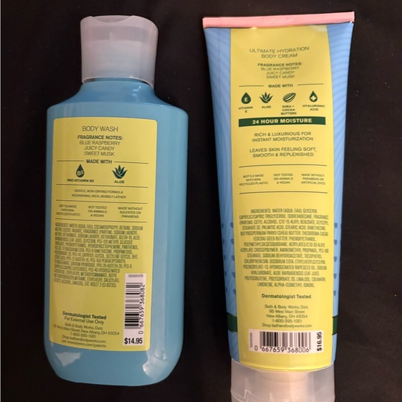 Bath & Body Works Bubble Gum Pop and Blue Raspberry Burst Set - Picture 6 of 14